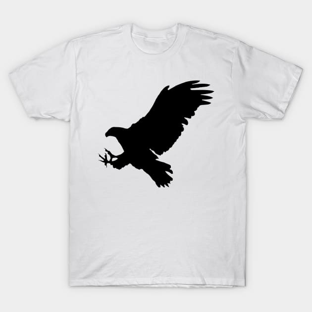 Eagle Silhouette T-Shirt by skycloudpics